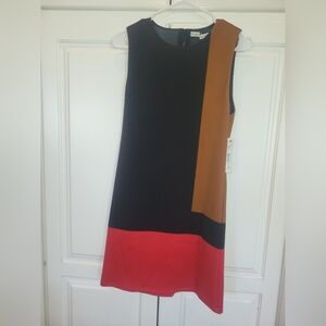 Alice + Olivia Colorblock Sleeveless Dress